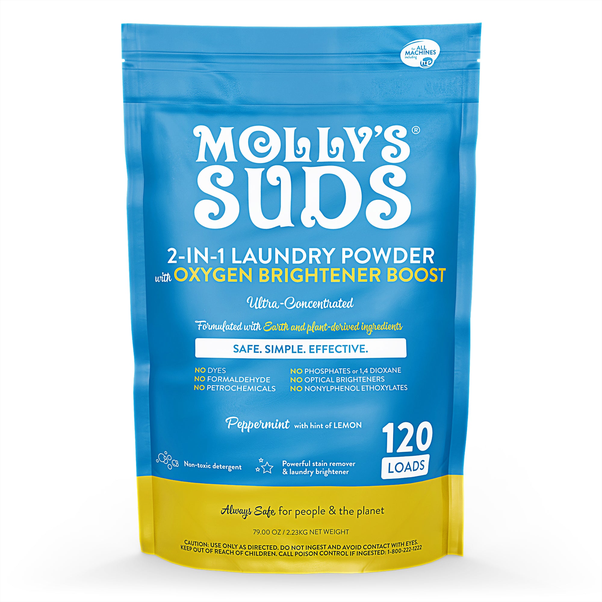 Molly's Suds Oxygen Whitener Laundry Detergent, 2.54 lbs - City Market
