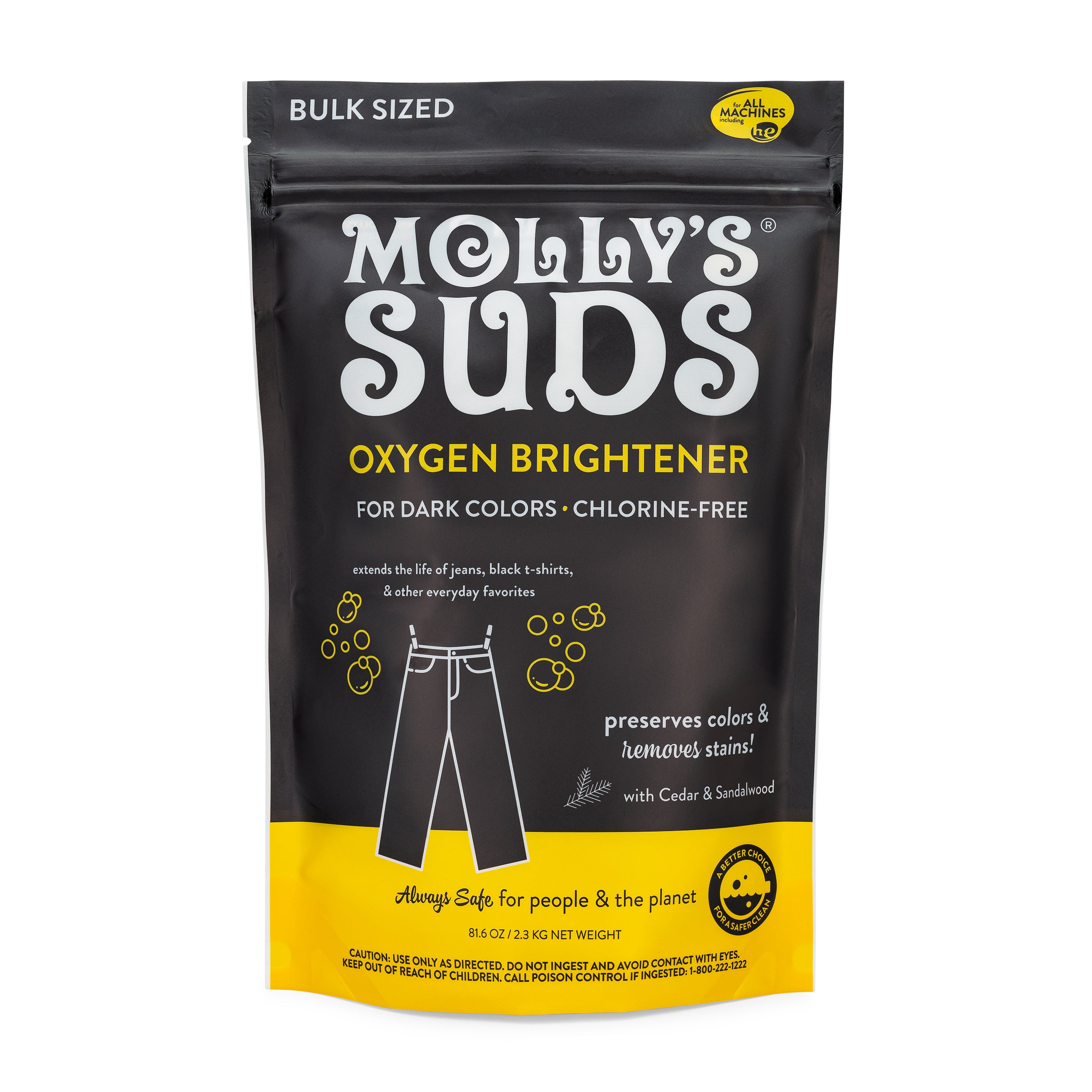 Molly's Suds Oxygen Whitener Liquid Laundry Detergent, 2.54 lbs