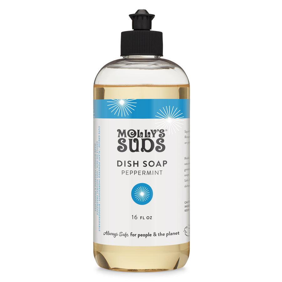 Molly's Suds Plastic-Free Dish Soap Solution