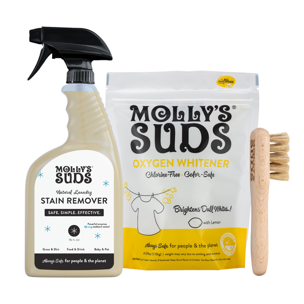 Molly's Suds Natural Laundry Stain Remover Spray, Gentle Yet  Powerful, Great for Baby & Pet Stains, Earth Derived Ingredients