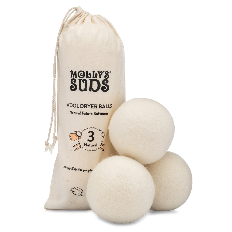 Natural Wool Dryer Balls – Molly's Suds